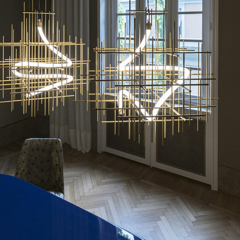 Подвесной светильник MOGG Metrica Gold Metrica MME30O+Gold
