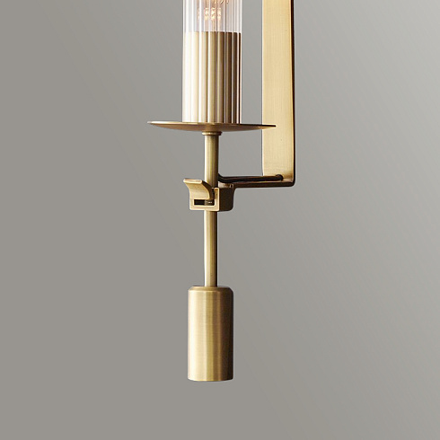 Настенный светильник Delight Collection MT8615-1W antique brass Wall lamp