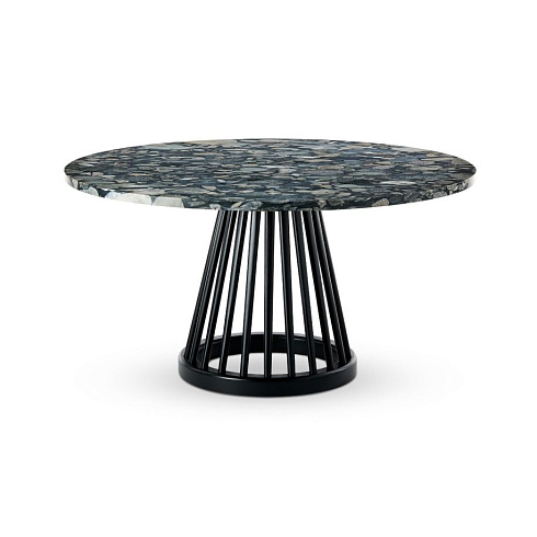 Стол Tom Dixon Fan Black Pebble Marble Fan FAB01MT03PE