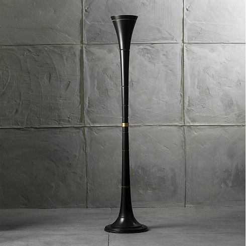 Торшер Chelini Cone Cone Cone black+satin brass