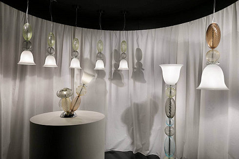 Подвесной светильник Barovier & Toso 7310 Perseus 7310/WQ/CL Подвесной светильник Barovier & Toso 7310 Perseus 7310/WQ/CL