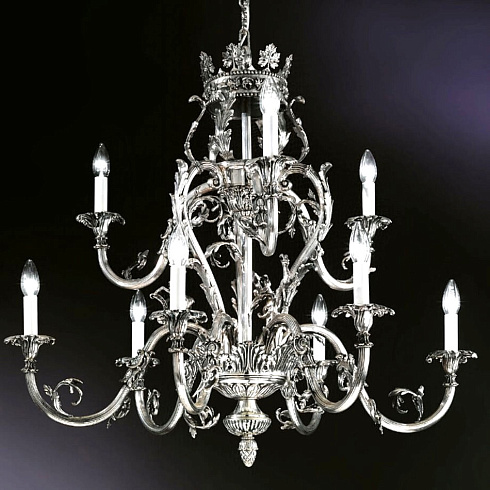 Люстра Arizzi 172/6+3 Antique silver plate 172