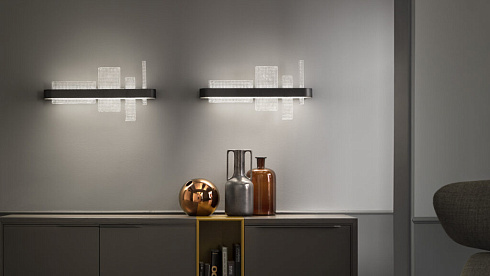 Настенный светильник Masiero Ribbon Matt black Ribbon RIBBON A65+v90