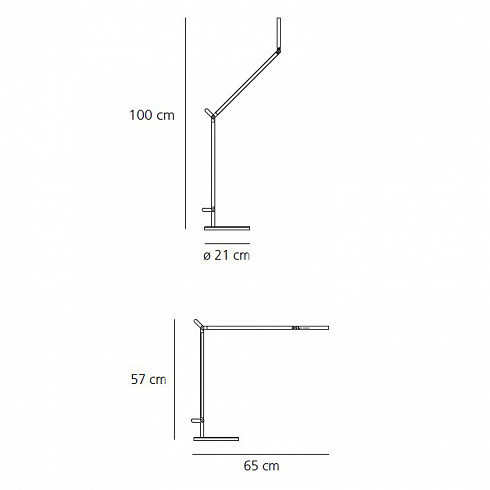 Основание под светильник Artemide Demetra Grey Demetra 1733010A