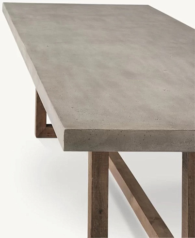 Обеденный стол Delight Collection Outdoor Stone 240 Stone Stone Table 240х100х75h