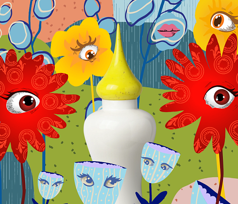 Ваза Сказ по краю Башня Звонкого Купола 