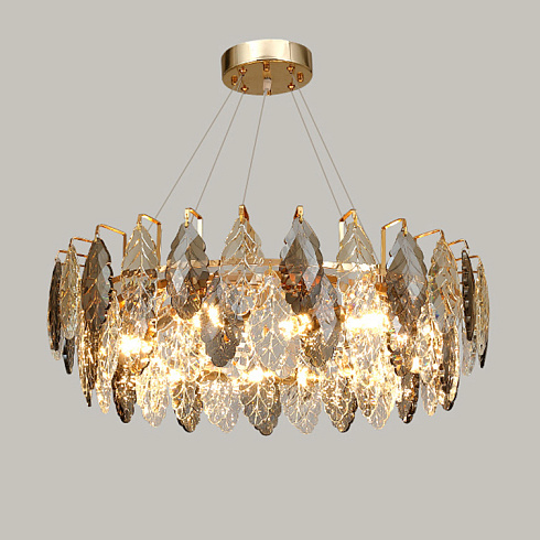 Люстра Delight Collection D8011P/R-800 gold/smoky D8011P