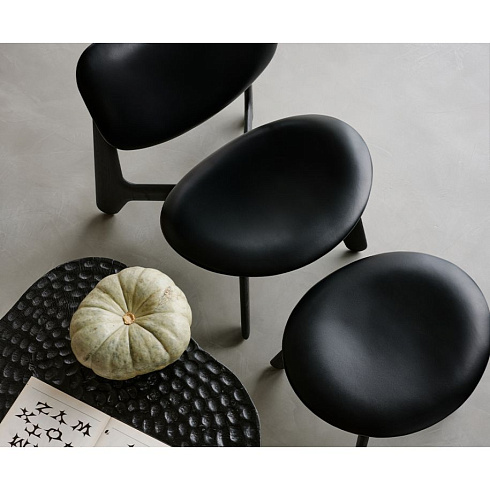 Стул Tom Dixon Slab In Black Leather Slab SLLCU01BLSY0100