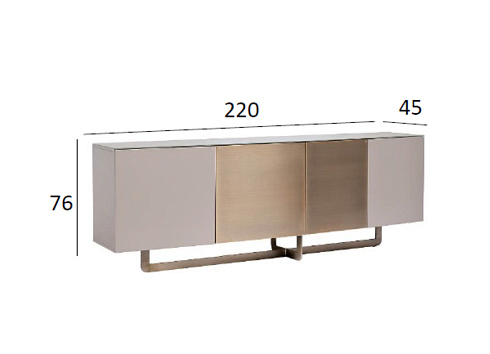 Комод Space см Garda Decor 58DB-CH14803 