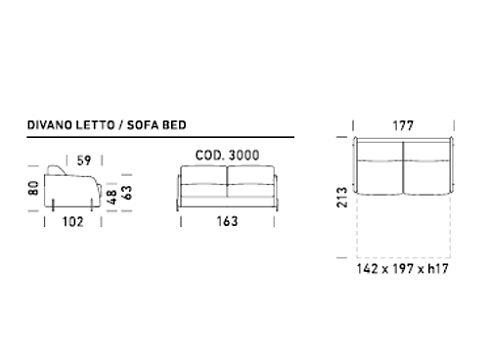 Диван Dienne Salotti Modern 3000 Gemini 027 Modern