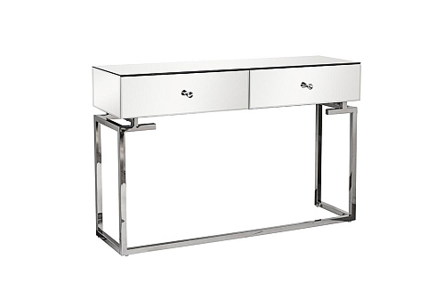 Консоль зеркальная с 2-мя ящиками см Garda Decor KFG075 