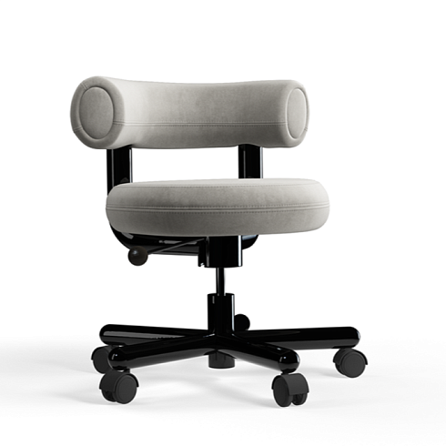 Стул Tom Dixon Fat Work Boucle Grey FAT FATWK01BL1+APFR84