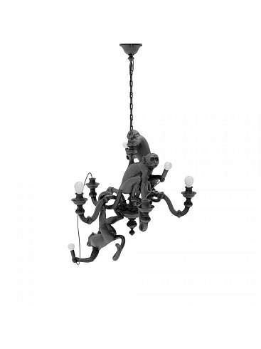 Люстра Seletti Monkey Black Monkey Lamp 14866
