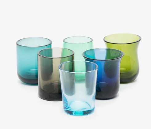 Набор Bitossi Home Nuance Blue/Green H.5.6 cm set of 6 Diseguale MCV01251