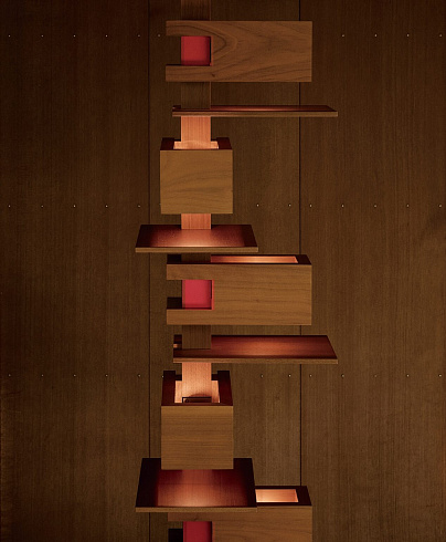 Настольная лампа Yamagiwa Taliesin® 3 Walnut Taliesin SE318