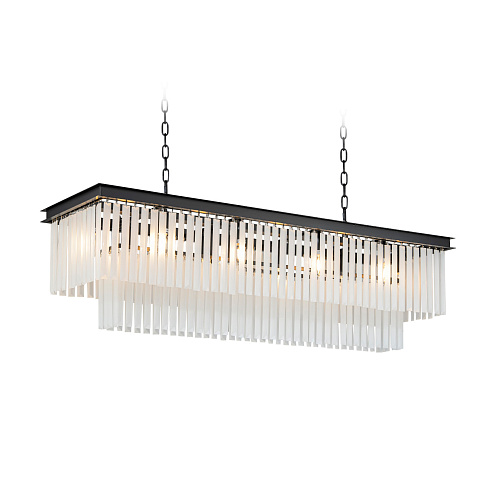 Люстра Delight Collection Odeon 10C/P black/frost 1920s Odeon KR0387P-10C/P black/frost