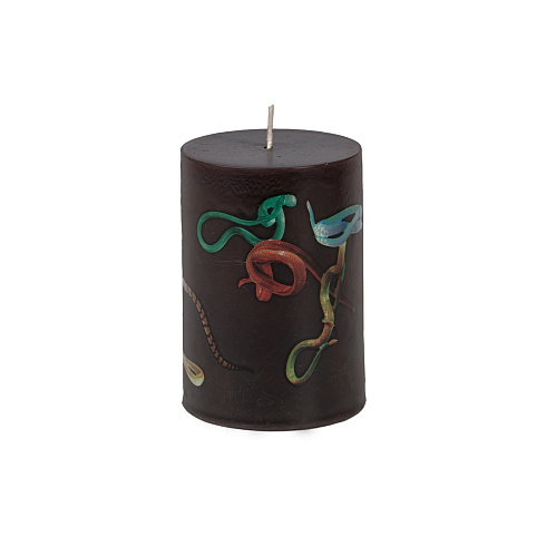 Свеча Seletti Large Snakes Black Toiletpaper Candle 14087