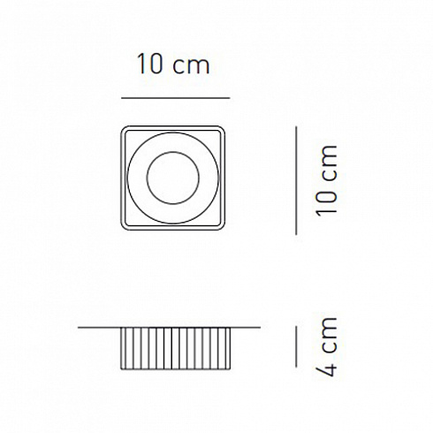 Встраиваемый светильник Axo Light FA CLAVIUS White Clavius FACLAVIUBCTR12V