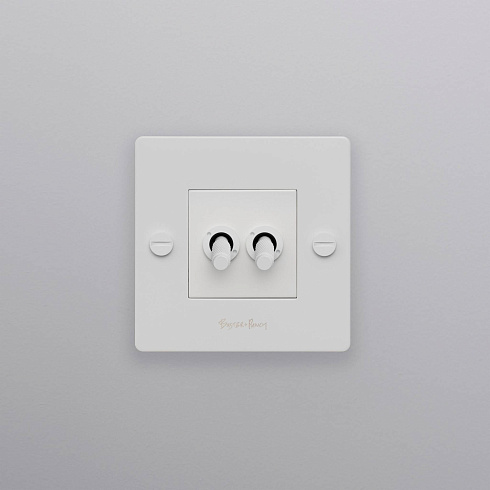 Выключатель Buster and Punch 1G / Cross / With B+P Logo / Brass Switches CTK-053452