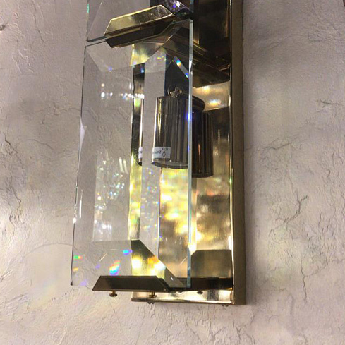 Настенный светильник Delight Collection Harlow Crystal A2 gold Harlow Crystal B8006 A2