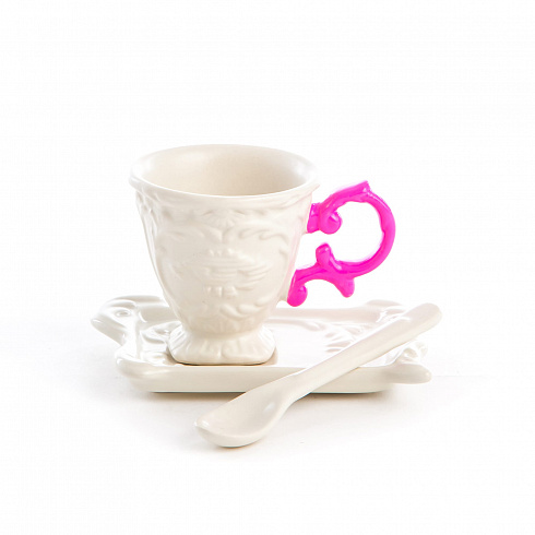 Кофейная пара Seletti I-Coffee Fuchsia I-Wares 09859_FUC