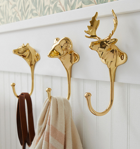 Крючок Rejuvenation Stag Brass Animal 1196280 (C7732)