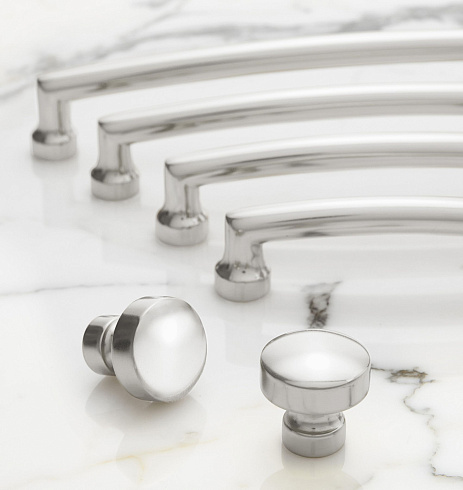 Ручка-кнопка Rejuvenation Kennedy Polished Nickel Kennedy 7168437