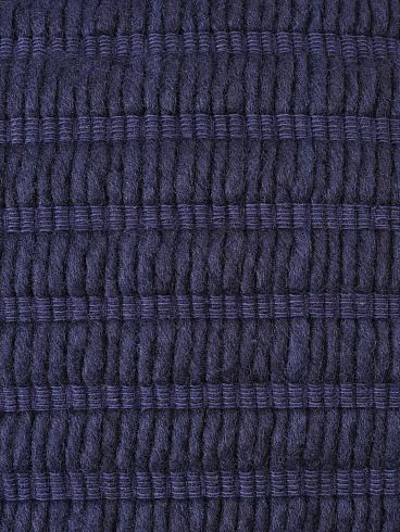 Подушка Tom Dixon Ridge 45x45 cm Indigo Cotton Wool-Mix  Ridge RICU45IN
