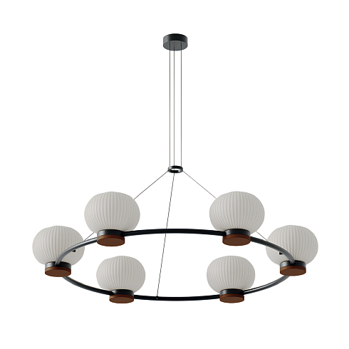 Подвесной светильник Aromas del Campo Irzo Black/Brown Irzo C1353/6 +matt black/brown