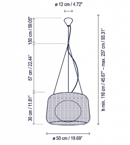 Уличный светильник Bover Fora S Brown Fora 4130303/P696C