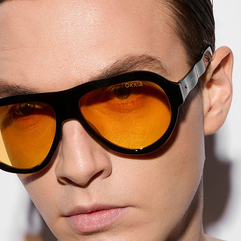 Солнцезащитные очки Seletti FLORIDA - Yellow Gradient SELETTI X OKKIA OKS04-BY