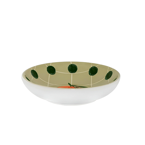 Салатник Bitossi Home Green d14 cm Quadri QRI00210