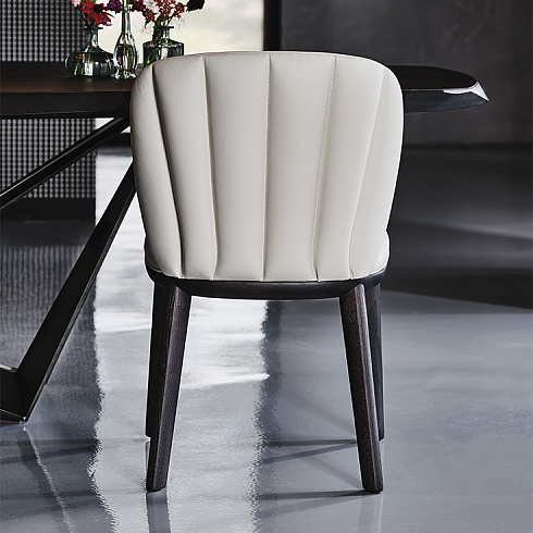 Стул Cattelan Italia Chrishell Burned Oak/Bianco Chris Chrishell FRRB/971