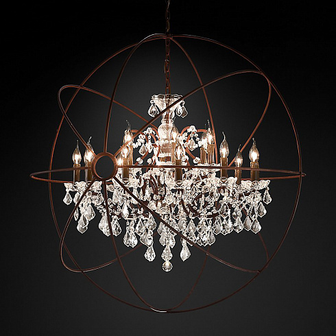 Люстра Delight Collection 5014-D10 rusty Foucault'S Orb