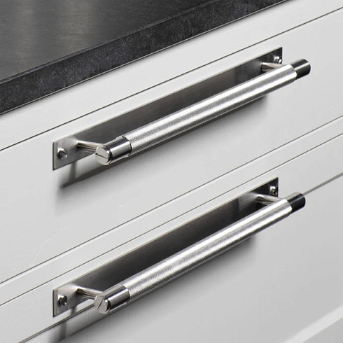 Ручка-скоба Buster and Punch Pull Bar Plate Cross Steel Cross UK-PB-HP-360-ST-A