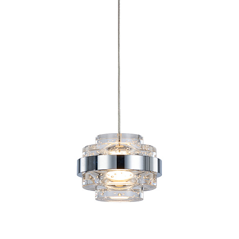 Подвесной светильник Delight Collection MD22030002-1A chrome/clear Indiana