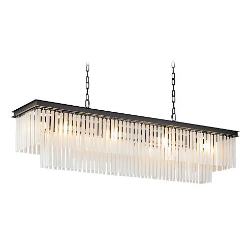 Люстра Delight Collection Odeon 12C/P black/frost 1920s Odeon KR0387P-12C/P black/frost