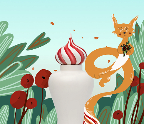 Ваза Сказ по краю Башня Лисьего Хвоста 