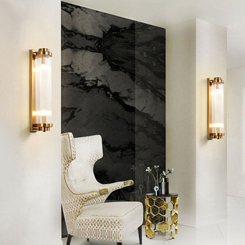 Настенный светильник Delight Collection 88008W/L brass Wall lamp