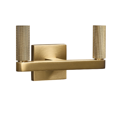 Крючок Restoration Hardware Lambeth Knurled Double Lacquered Burnished Brass    Lambeth Knurled 10033211 LBB