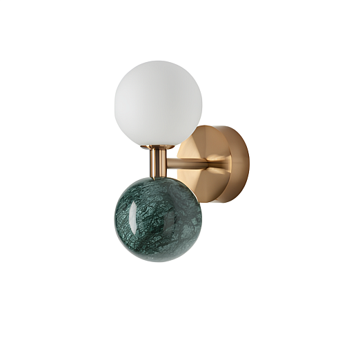 Настенный светильник Aromas del Campo Dalt Aged Gold/Green Dalt A1280+aged gold/green marble