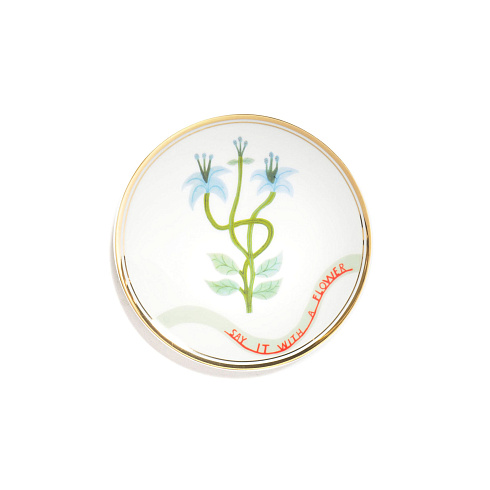 Десертная тарелка Bitossi Home Stella Alpina Botanica BOT00070