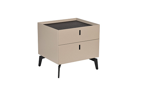 Тумбочка с двумя ящиками светлая см Garda Decor 77IP-NS817/1 