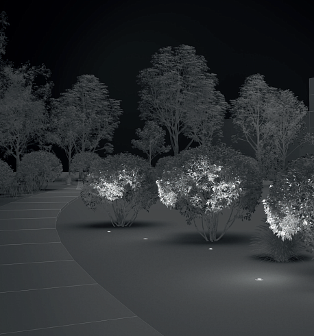 Встраиваемый светильник AUGENTI Rim 45 2W 3000K 15 on/off  Rim 3045C/WRCCNB