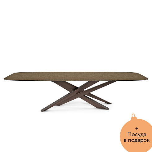 Обеденный стол Cattelan Italia Lancer Moonglass Lancer Lancer Moonglass+GFM18