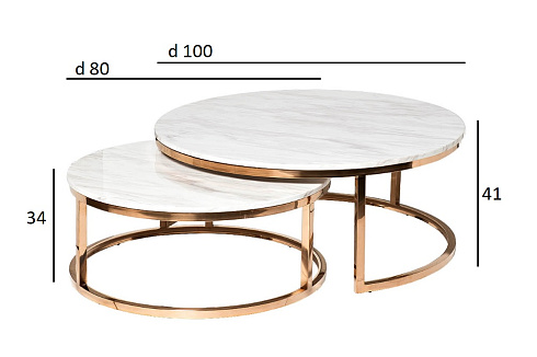 Журнальный стол Garda Decor 57EL-CT101А 