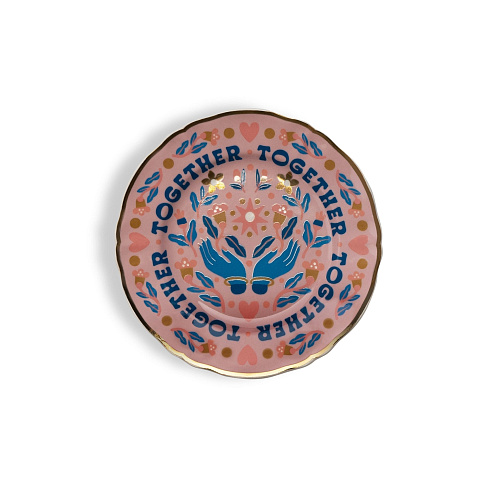 Десертная тарелка Bitossi Home Together d16.5 cm Love Party CAR00003