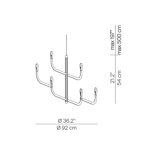 Люстра Luceplan J-us C J-us A09-C