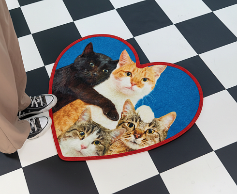 Коврик Seletti Angry Cat Toiletpaper Pets 18180