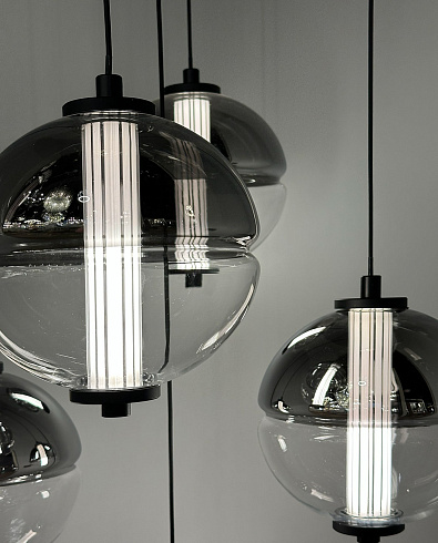 Подвесной светильник Delight Collection MD24022079-5B black/smoky MD24022079